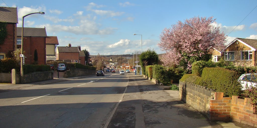 Panorama of Ecclesfield Road looking towards Chapeltown centre 1, Chapeltown, Sheffield S35