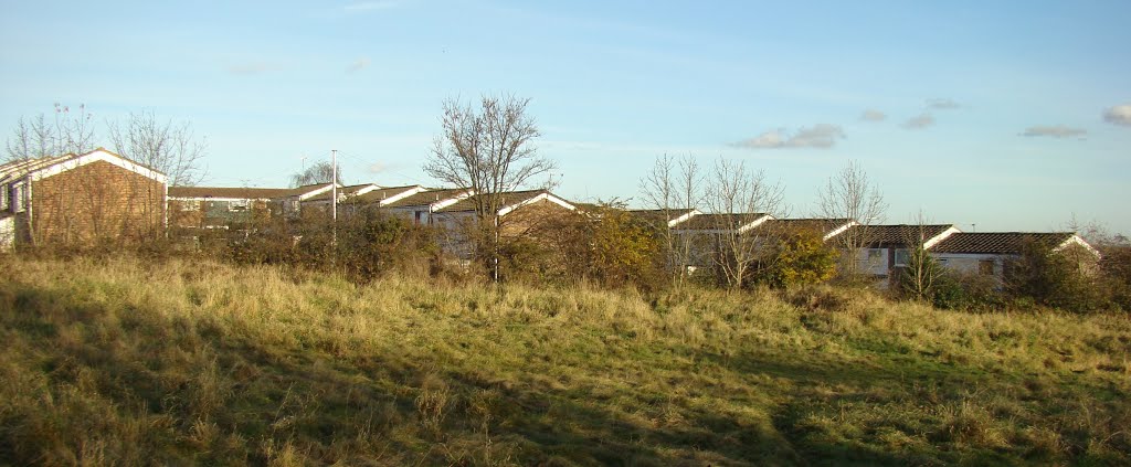 Panorama of Smithy Close houses, High Green, Sheffield S35