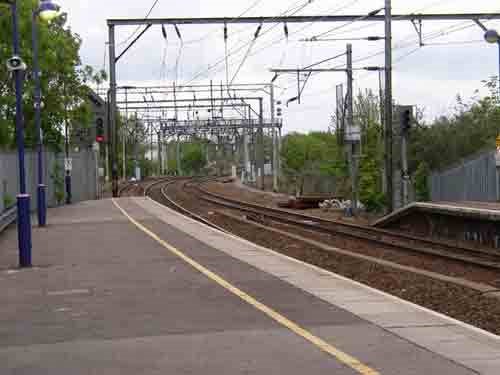 Chelmsford Railway Station - Facing towards Witham.