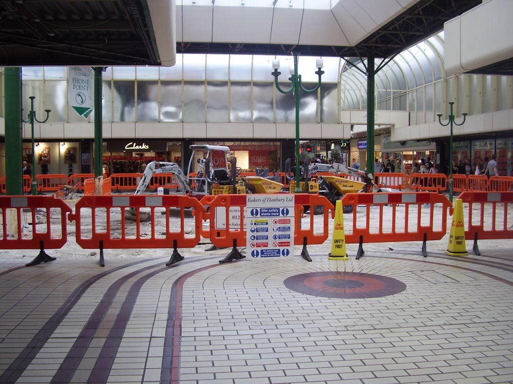 High Chelmer Shopping Centre during renovation