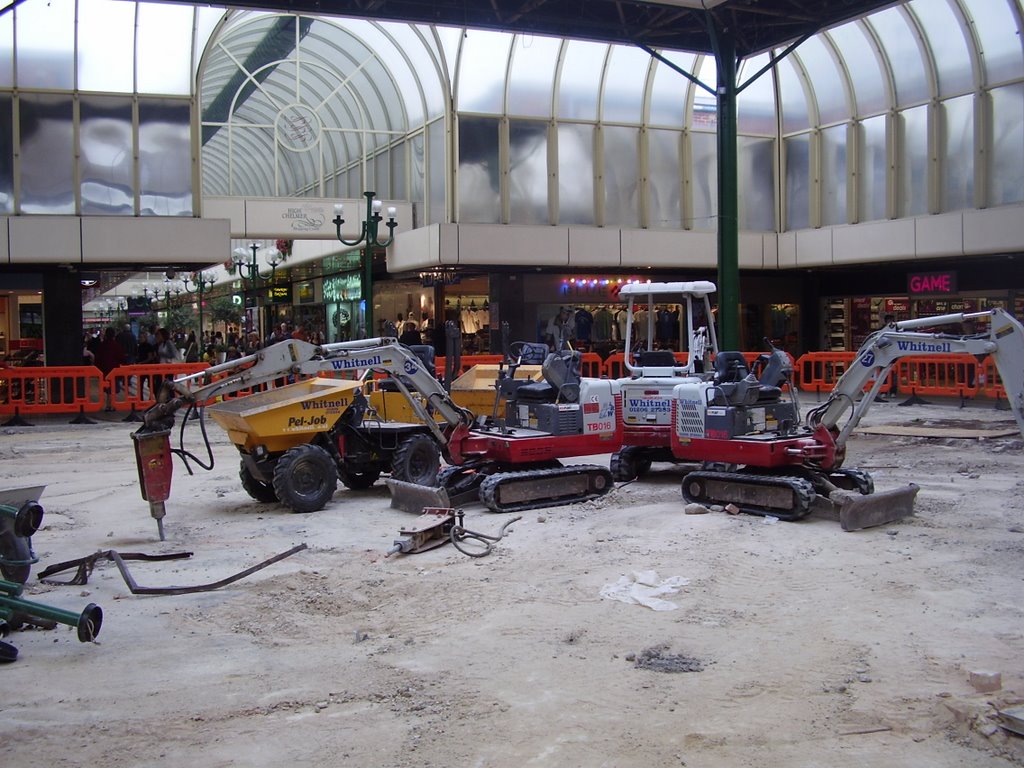 Butterflies Cafe during renovation in High Chelmer Shopping Centre