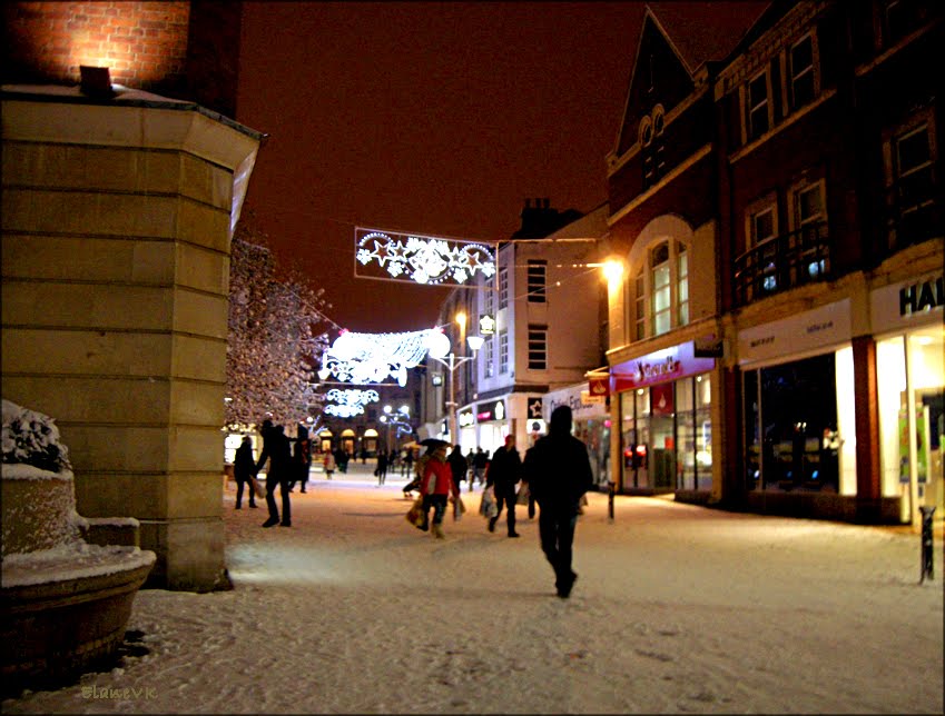 Chelmsford Highstreet Under Snow