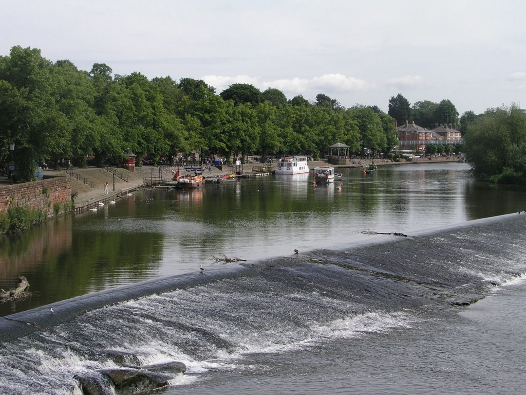 River Dee from the old Dee Brigde to Handbridge
