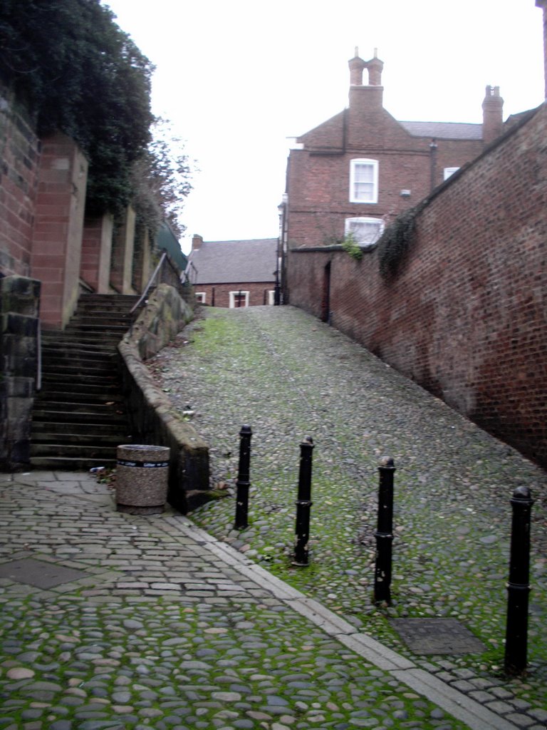 Cobbled street (St Marys Hill)