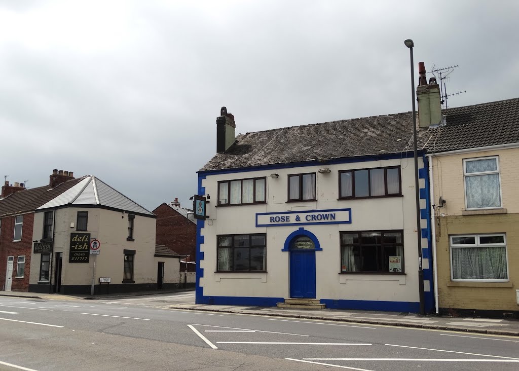 "The Rose and Crown" on Sheffield Road, Chesterfield