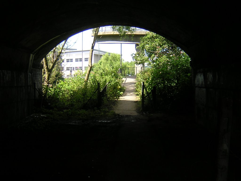 Under the railway