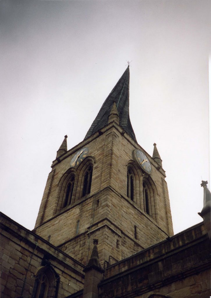 Parish Church of St Mary and All Saints (the "Crooked Spire" church), Chesterfield, Derbyshire, England