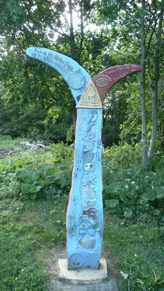 Chesterfield canal marker