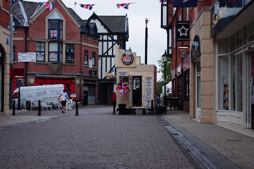 "vicar lane" chesterfield. derbyshire. july 2012