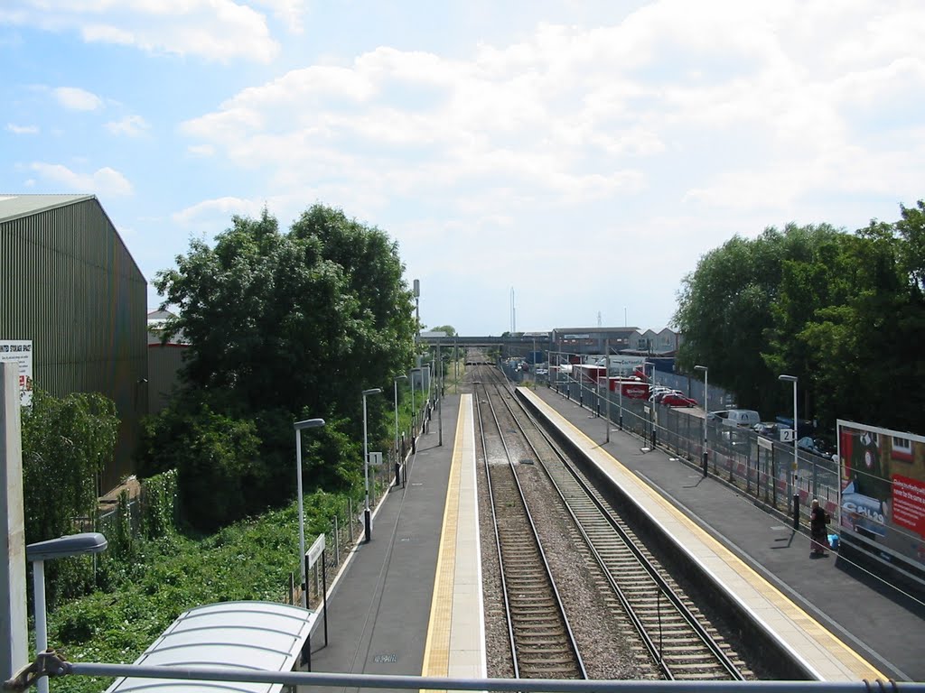 Tracks from bridge