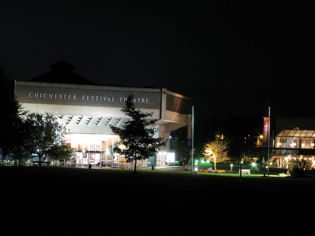 Chichester Festival Theatre at Night