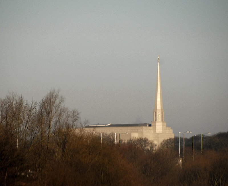 Mormon Temple as seen from M61