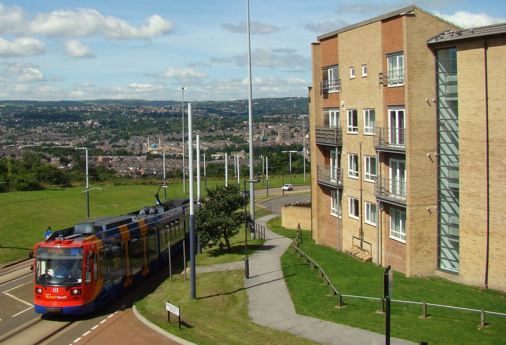 Supertram at Norfolk Park 1, Sheffield S2