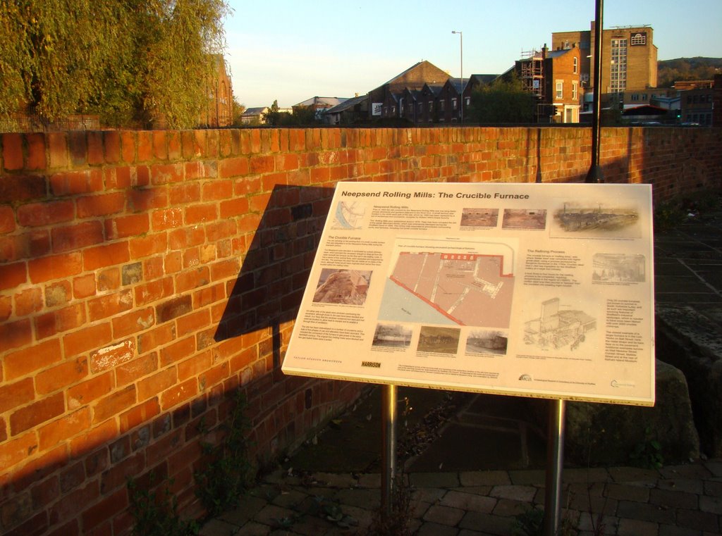 Neepsend rolling mills sign, Sheffield S3
