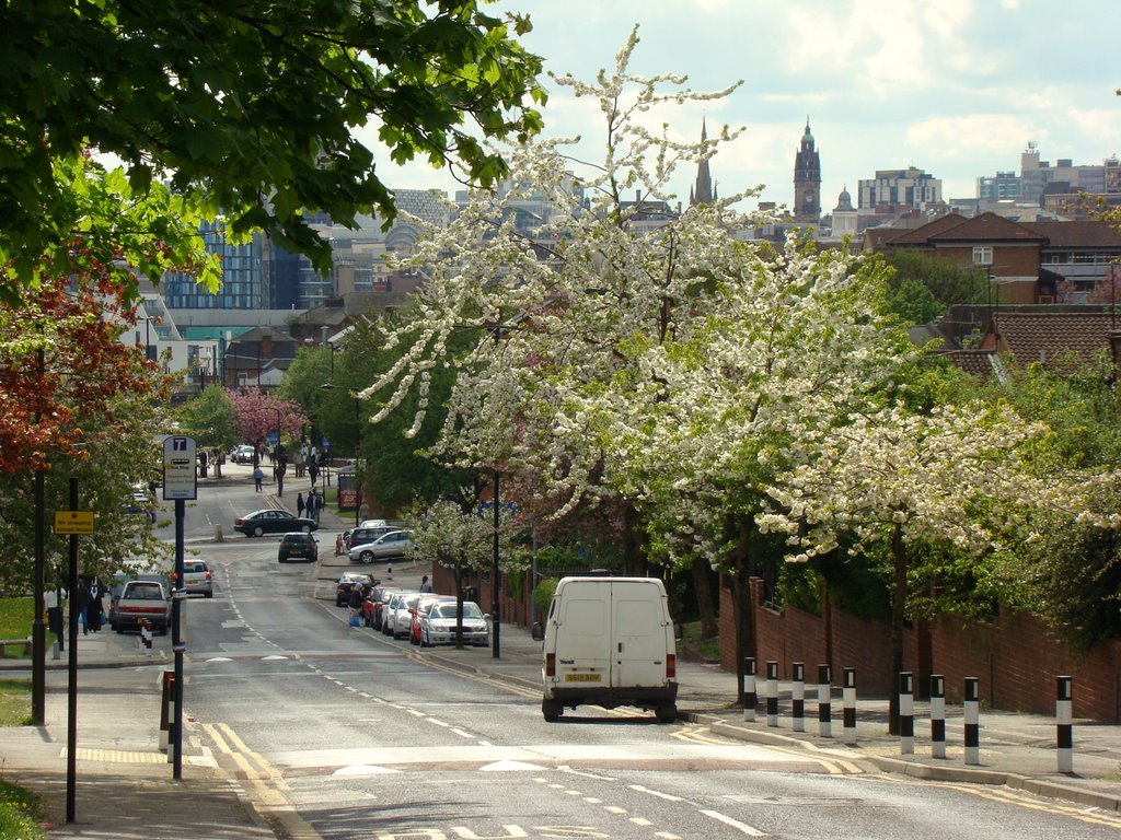 Looking down Ellesmere Road, Burngreave towards the city centre, Sheffield S4/S1