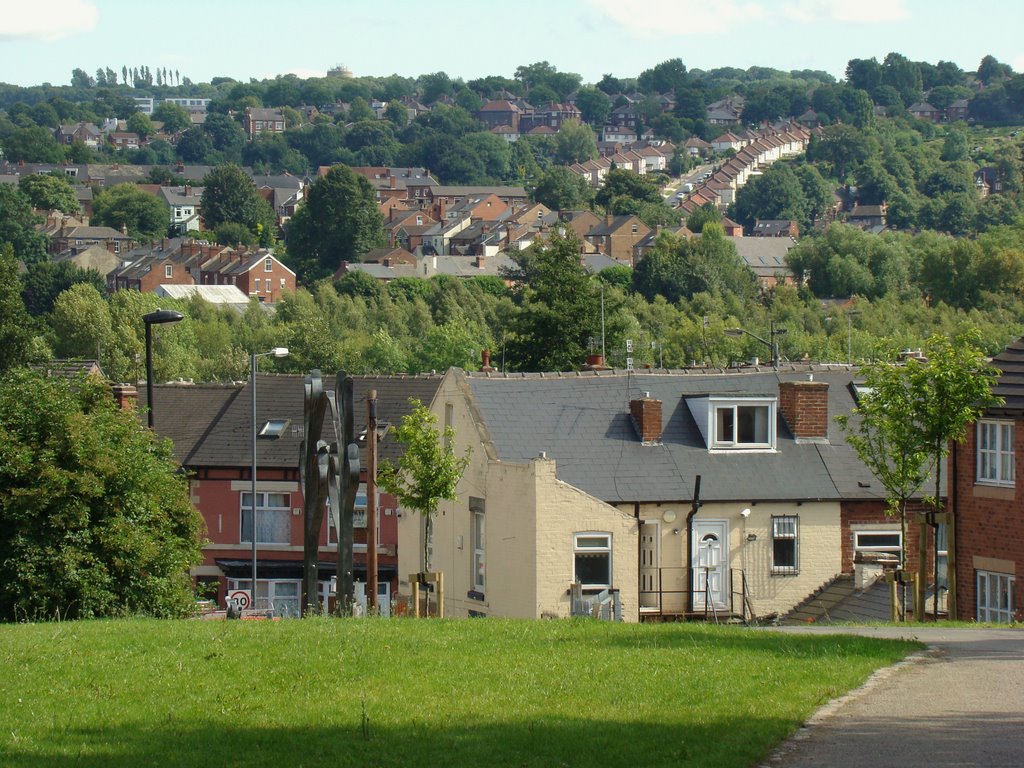 View from Mount Pleasant Park towards Meersbrook, Sheffield S7/S8