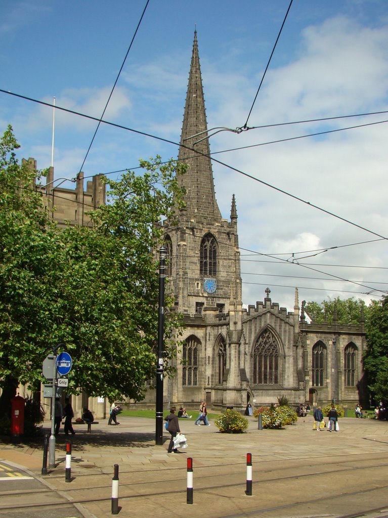 Sheffield Cathedral (church of St. Peter & St. Paul), Church Street, Sheffield S1