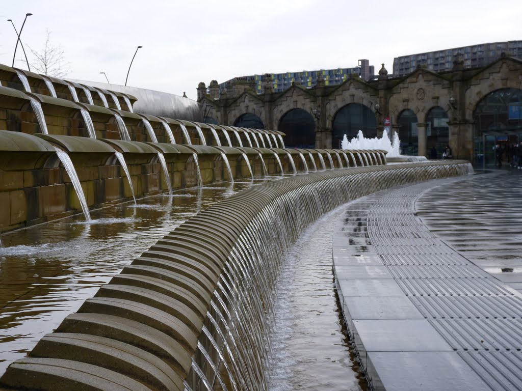Water feature.Sheffield.