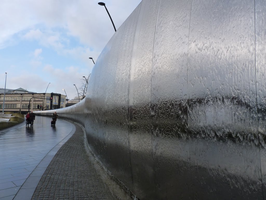 Wall of water.Sheffield.