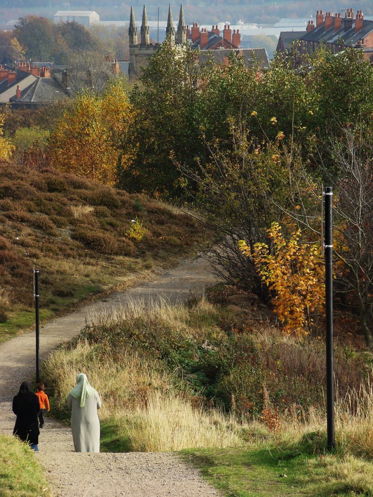 Leisurely stroll at Parkwood Springs, Sheffield S3
