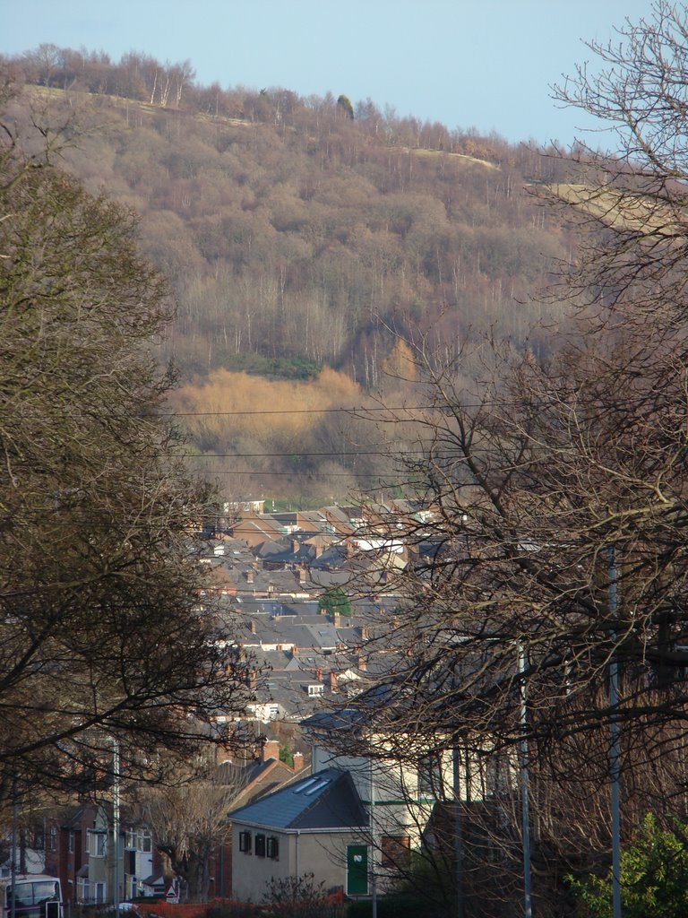 Wincobank Hill from Barnsley Road, Sheffield S4