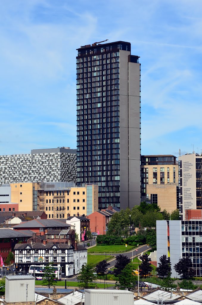 The tallest building in Sheffield (101 metres)