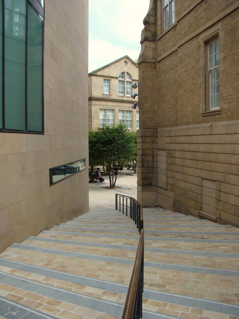 Steps leading to Leopold Square, Sheffield City Centre S1