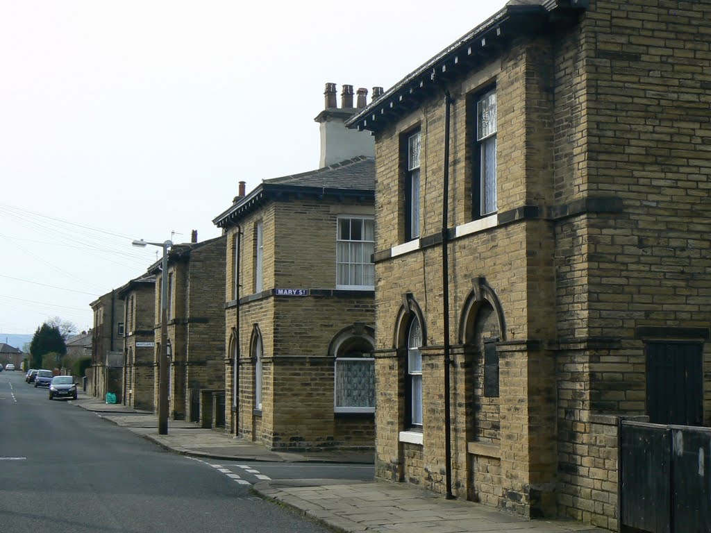 Mill Workers Houses at Saltaire, Shipley, West Yorkshire, UK
