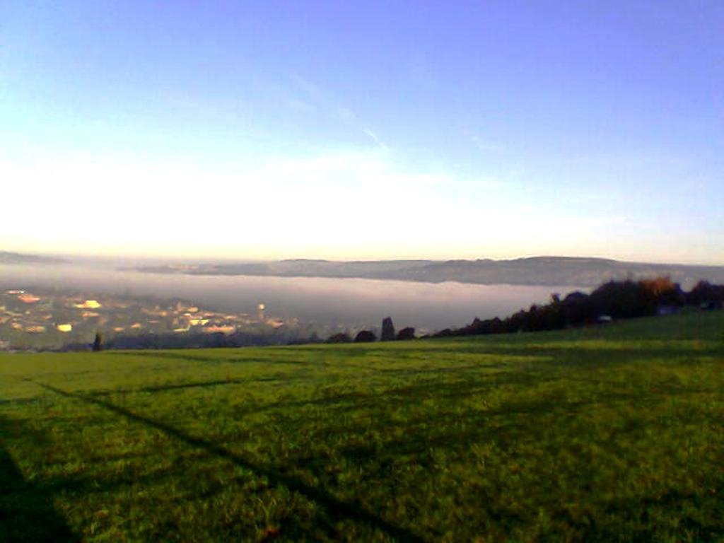 Early Morning Fog Over Shipley And Up the Aire Valley