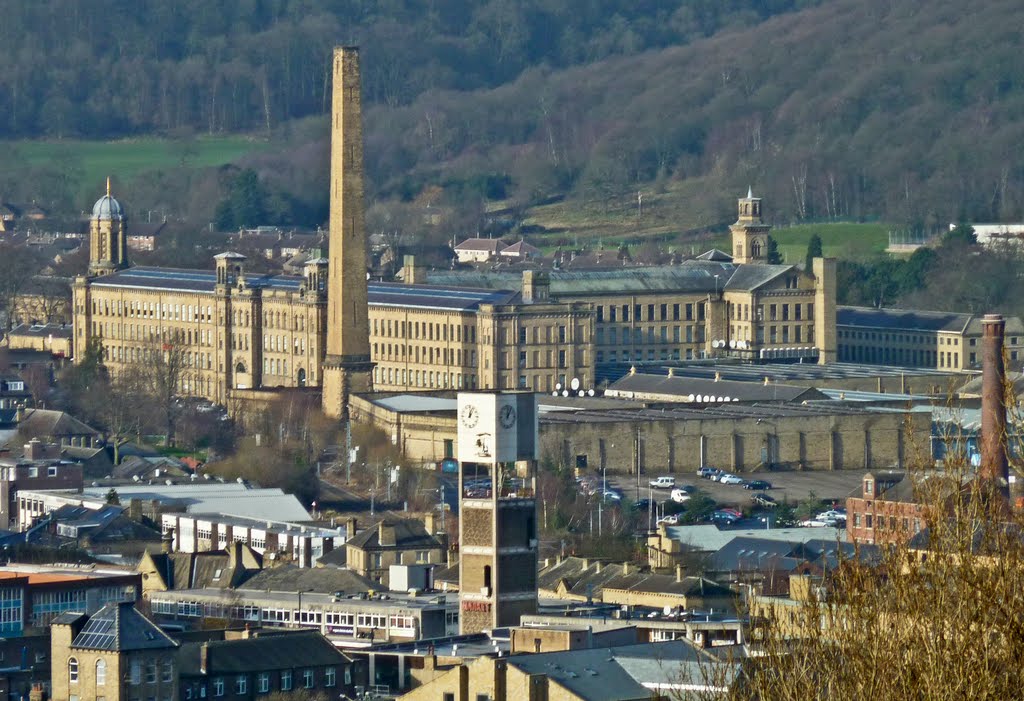 Shipley and Saltaire, from Wrose