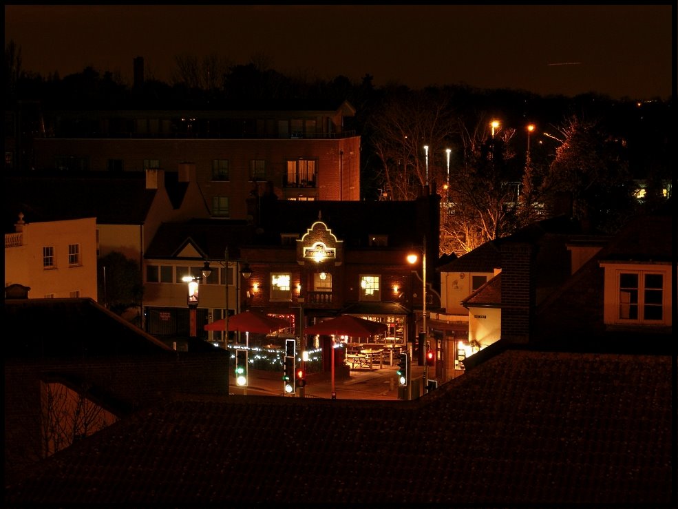 Epsom at night