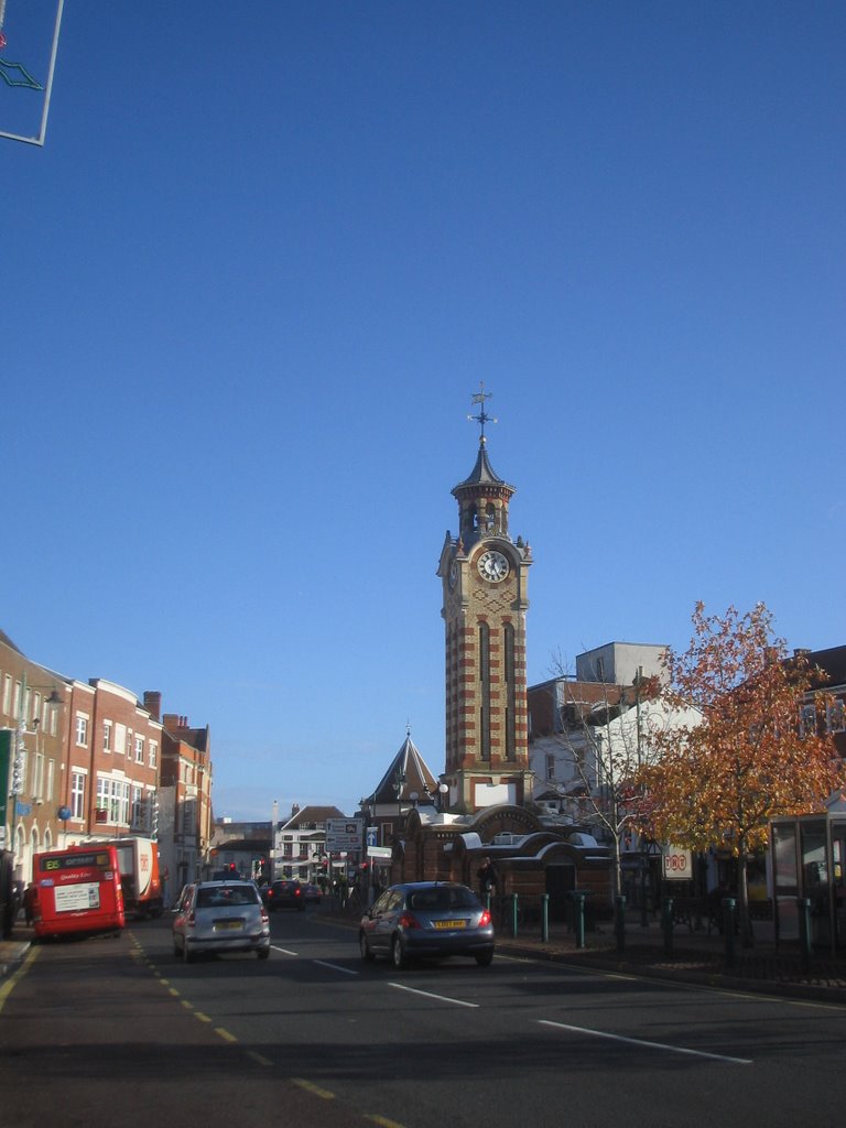 Clock tower at Epsom