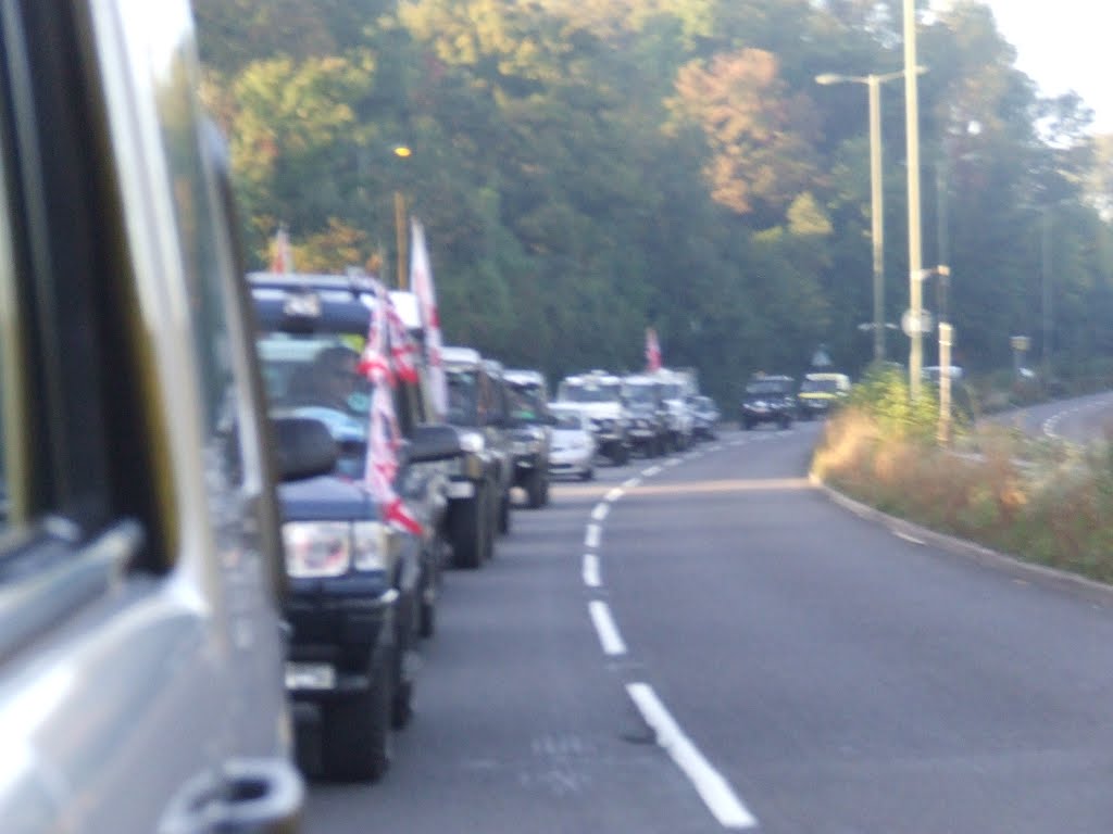 Traffic on the A 24 @ Ewell Surrey