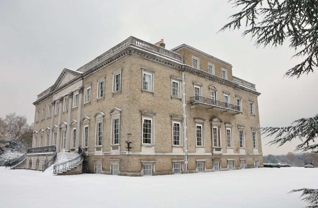 Claremont mansion rear view