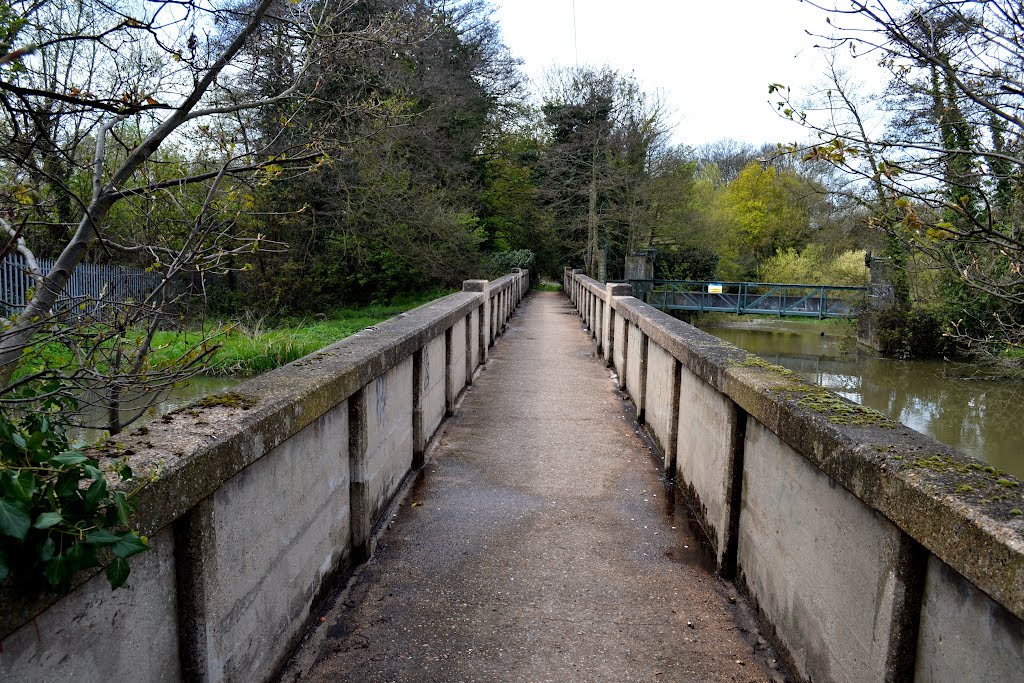 Walk Path Mill Rd, Esher, Surrey, UK