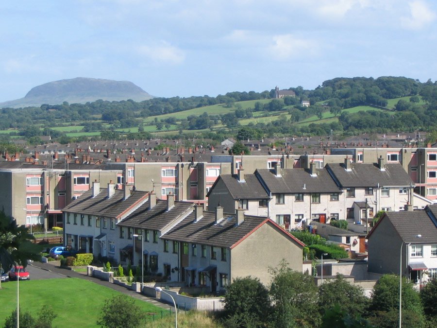 Slemish Mountain - view from Harryville 29-08-2005