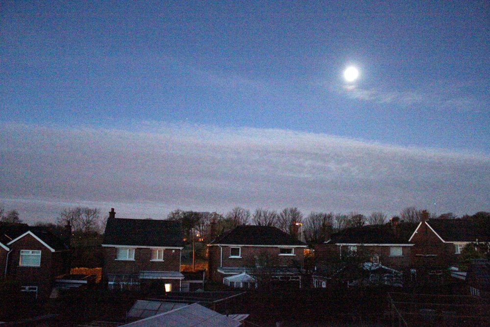 Early morning in Bangor looking west