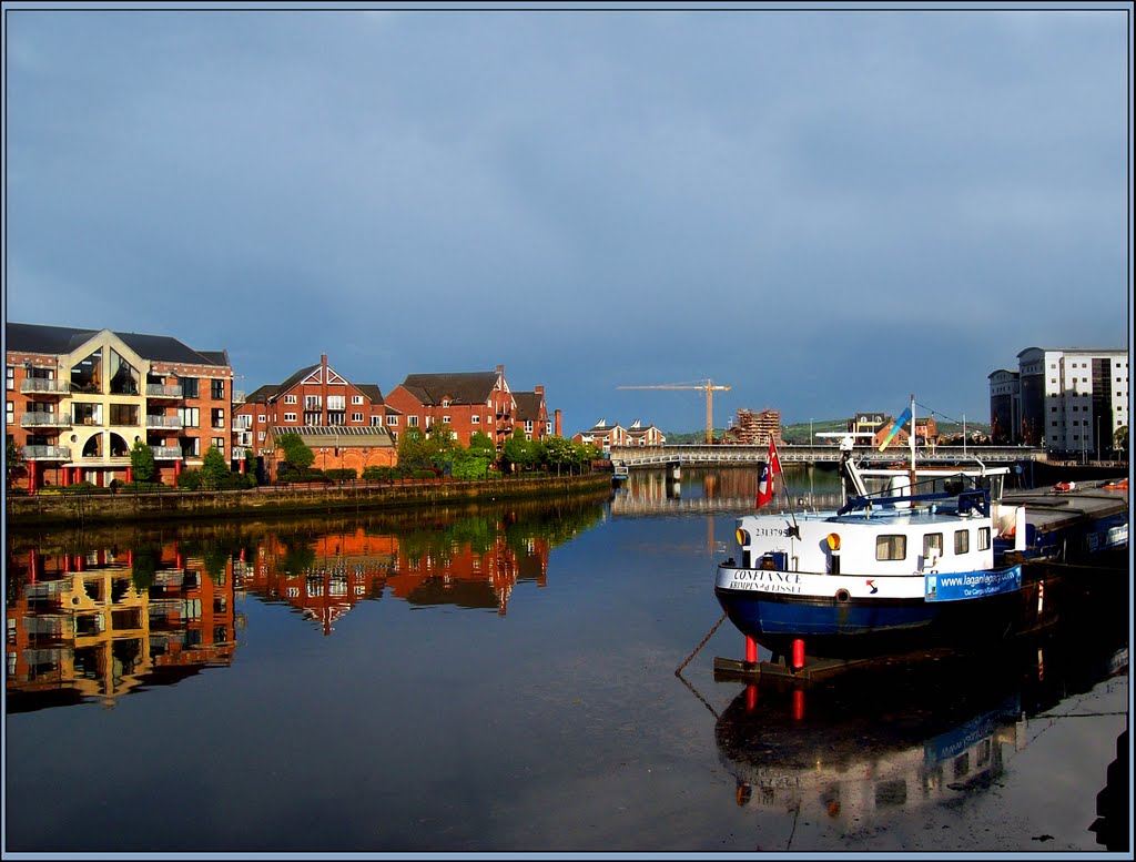 The River Lagan in BELFAST (IRELAND)..............a Lagan folyó Belfastban (2)