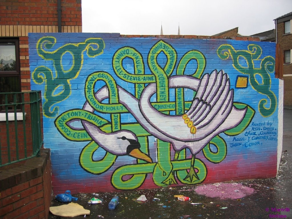 Murales on Republican quartier