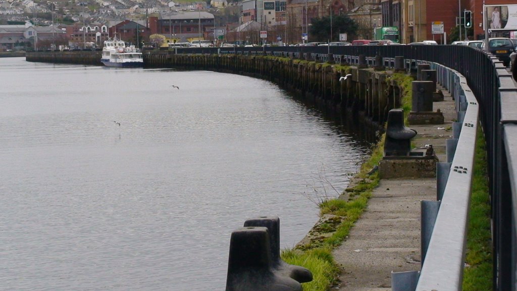 Queens Quay,Derry city,Ireland..Febuary 2009.
