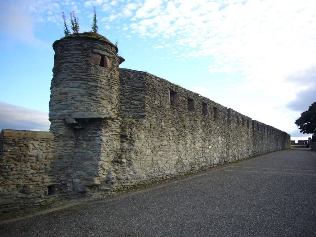 the wall