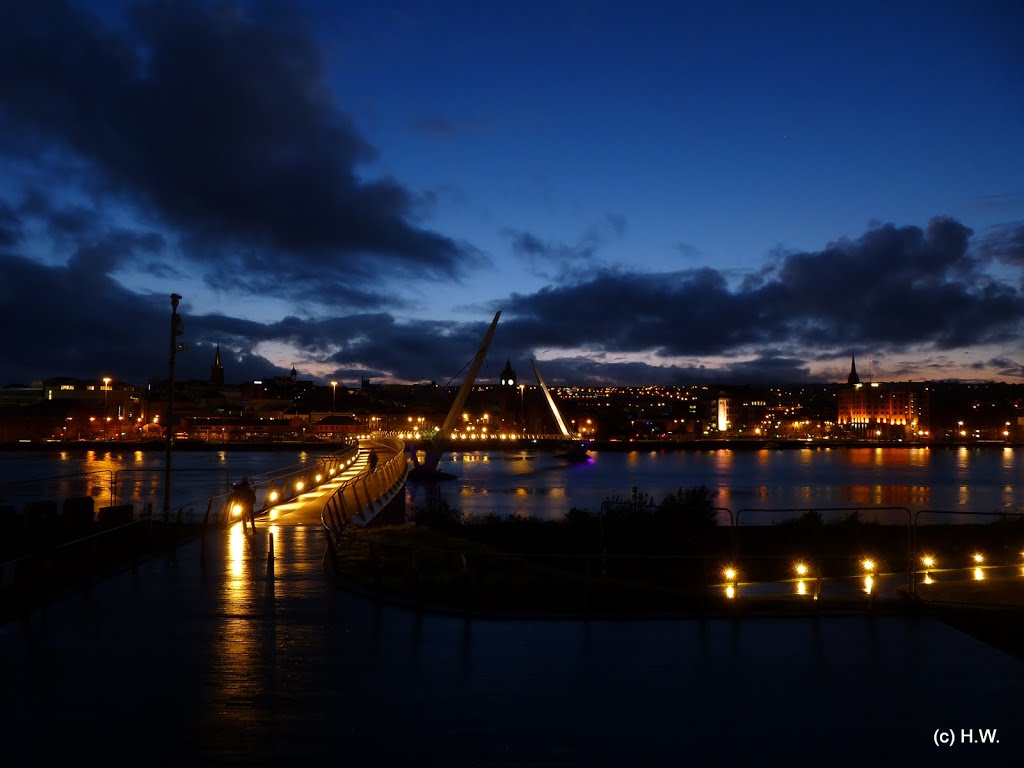 The Peace Bridge Derry Northern Ireland