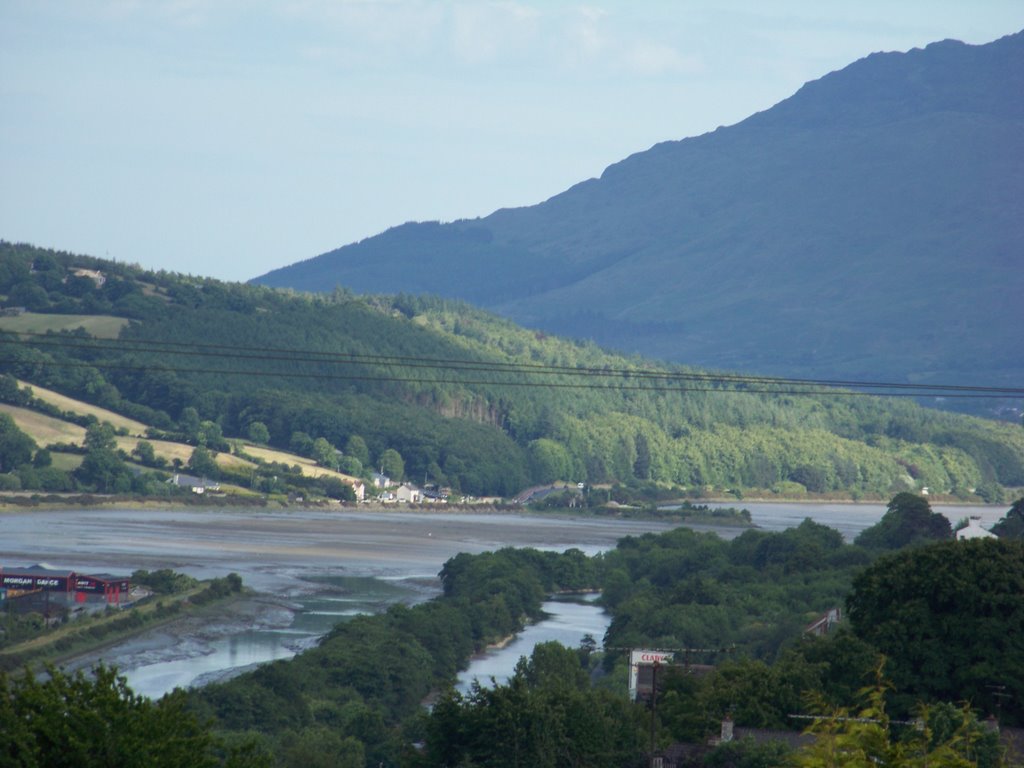 View towards Carlingford Mountain from Newry.