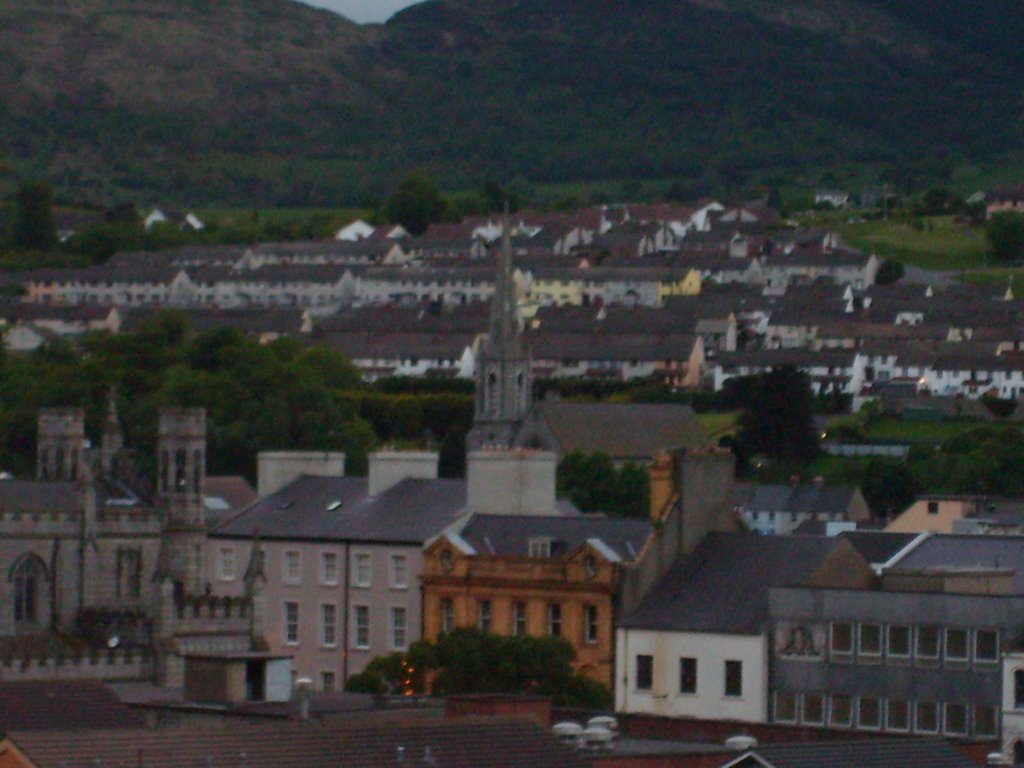 View over Newry N.Ireland.