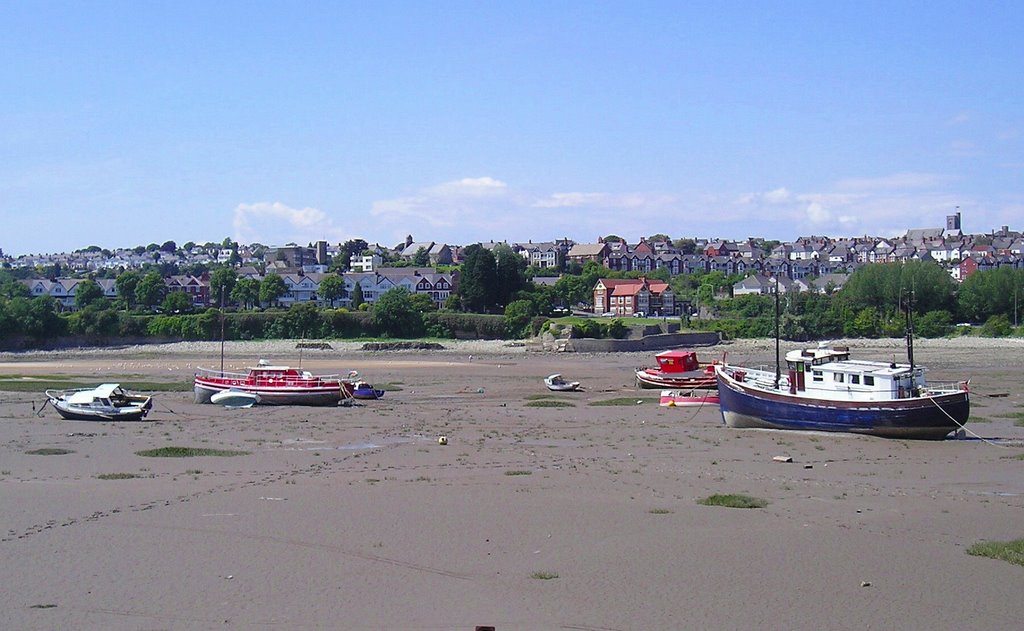 Barry Island, bay during low tide
