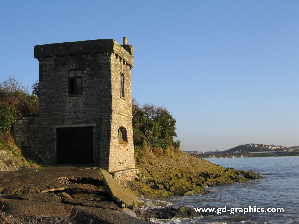 Watchtower Bay, the Knap, Barry, Vale of Glamorgan, Wales, UK