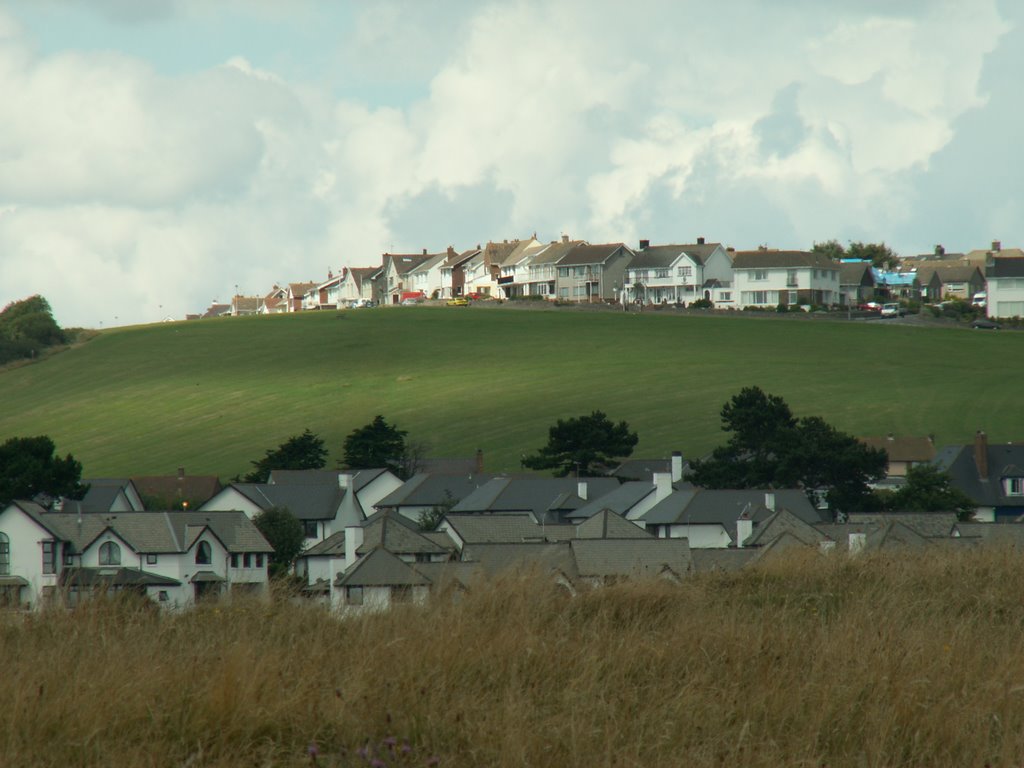 Houses on Marine Drive near Barry
