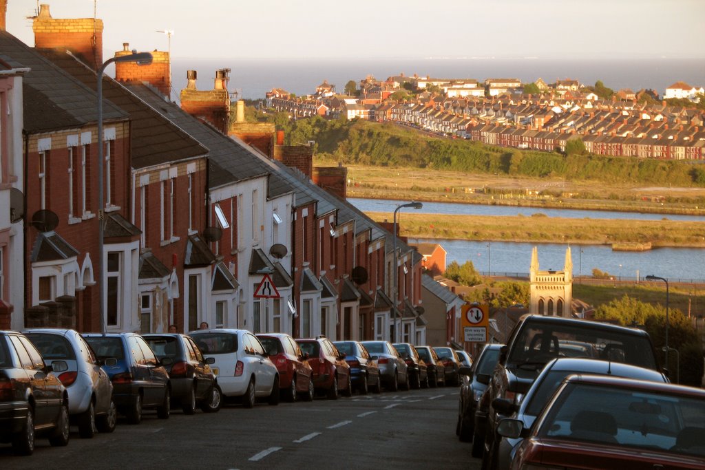 Barry Island from Barry, Wales.