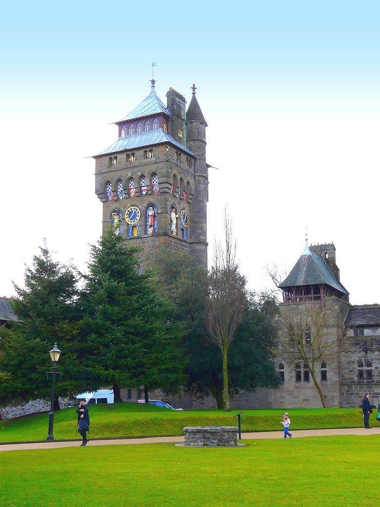 Royaume-Uni, la Tour du Château de la famille Bute à Cardiff