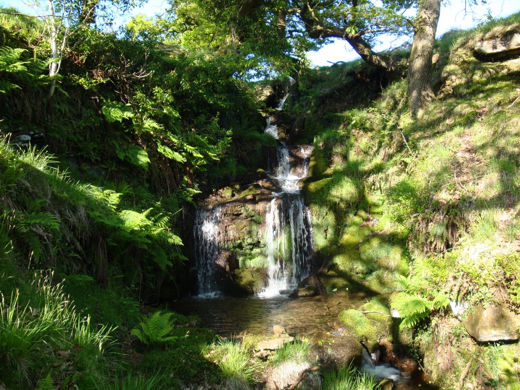 Waterfall below Blaengwenffrwd, Tonmawr.
